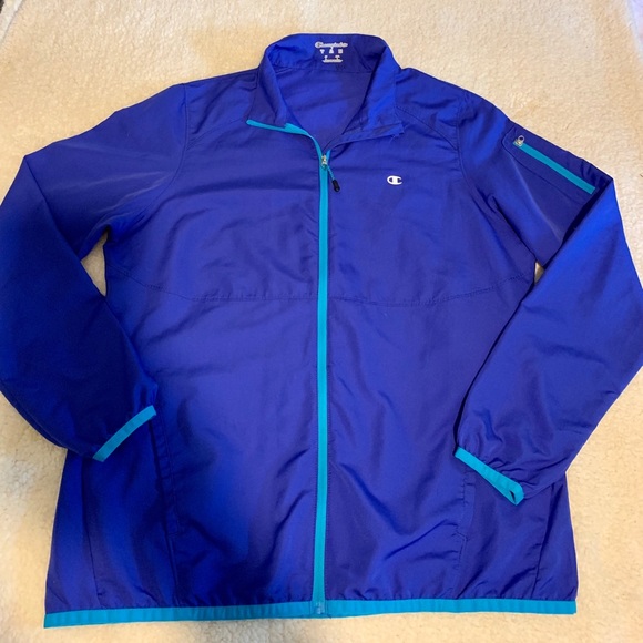 Champion Jackets & Blazers - Champion Elite Blue Workout Jacket